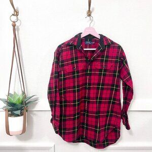 Polo Ralph Lauren Double Pocket Check Patterned Shirt Flannel Size XS